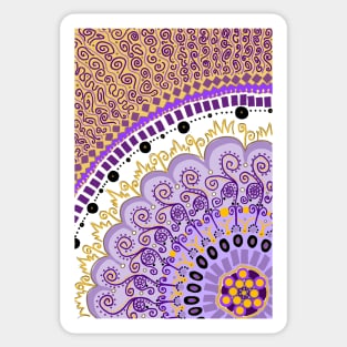 Purple Mandala Sticker